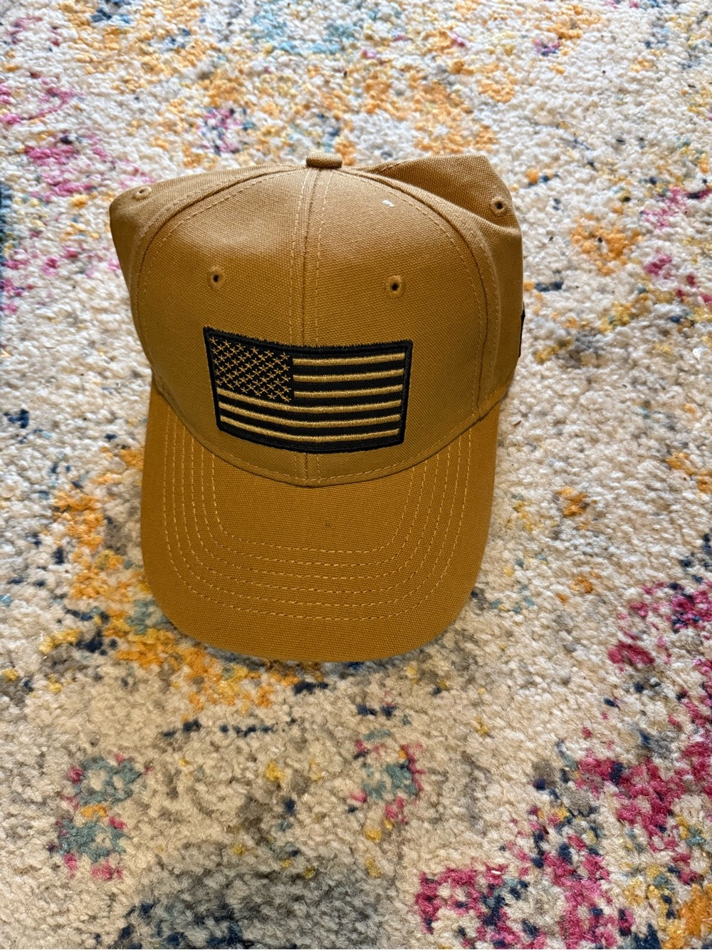Grunt Style Men's American Flag Cap - Brown